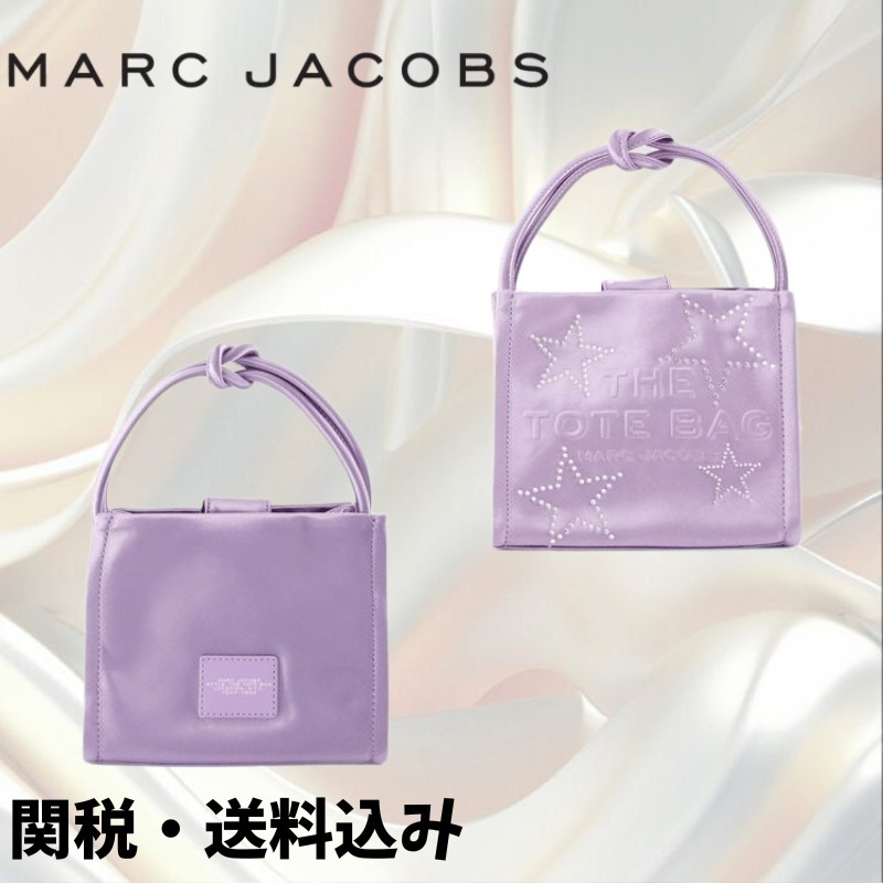 【MARC JACOBS】Synthetic ミニ トートバッグ パープル 25SS
