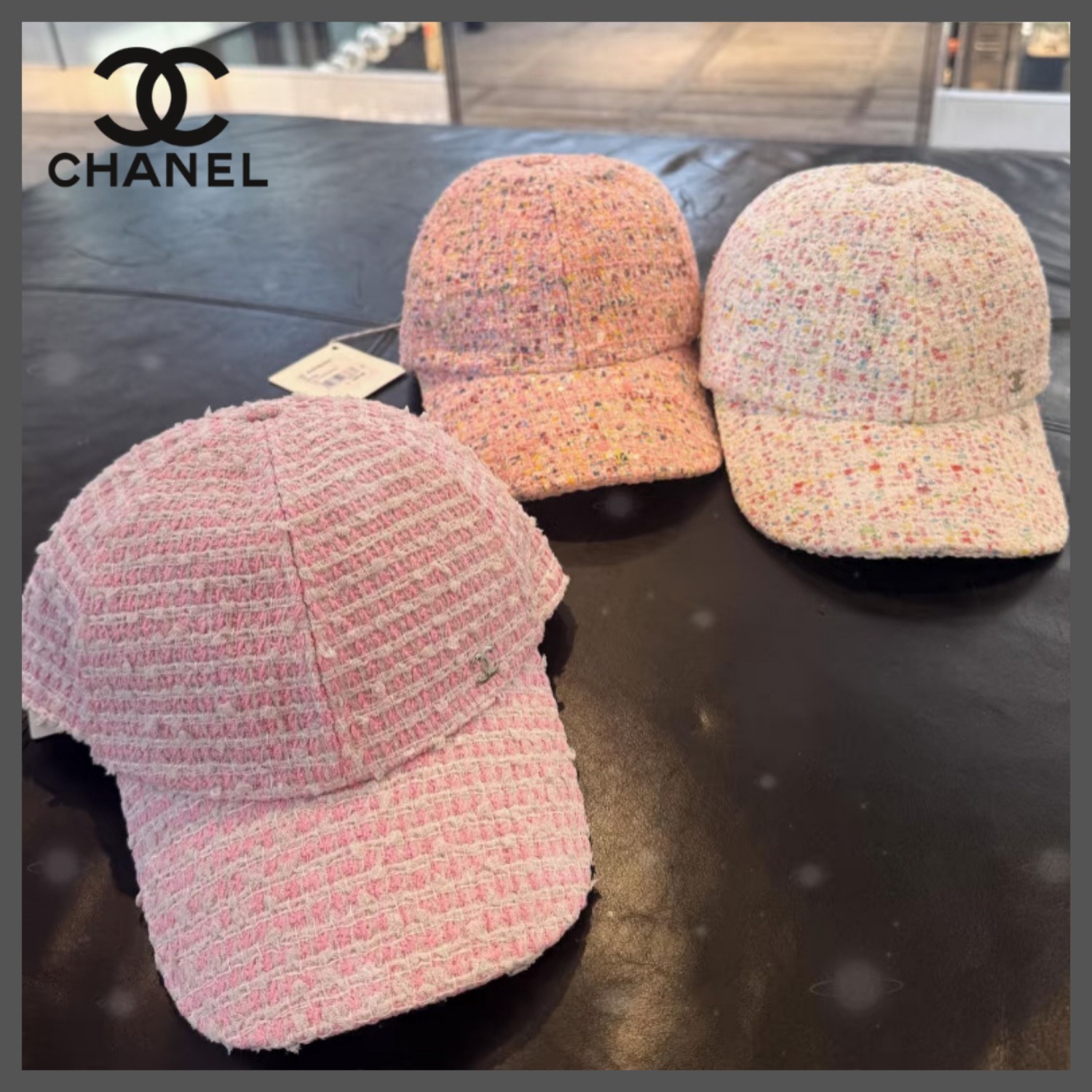 【パステルカラーがかわいい◎】CHANEL キャップ