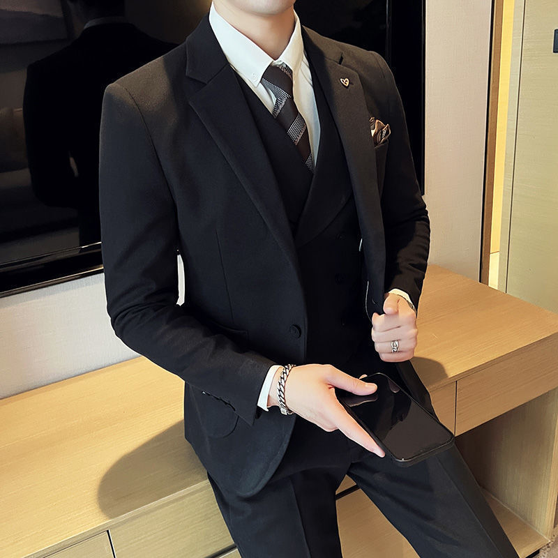 メンズ スーツ セットアップ ジャケット パンツ 韓国風