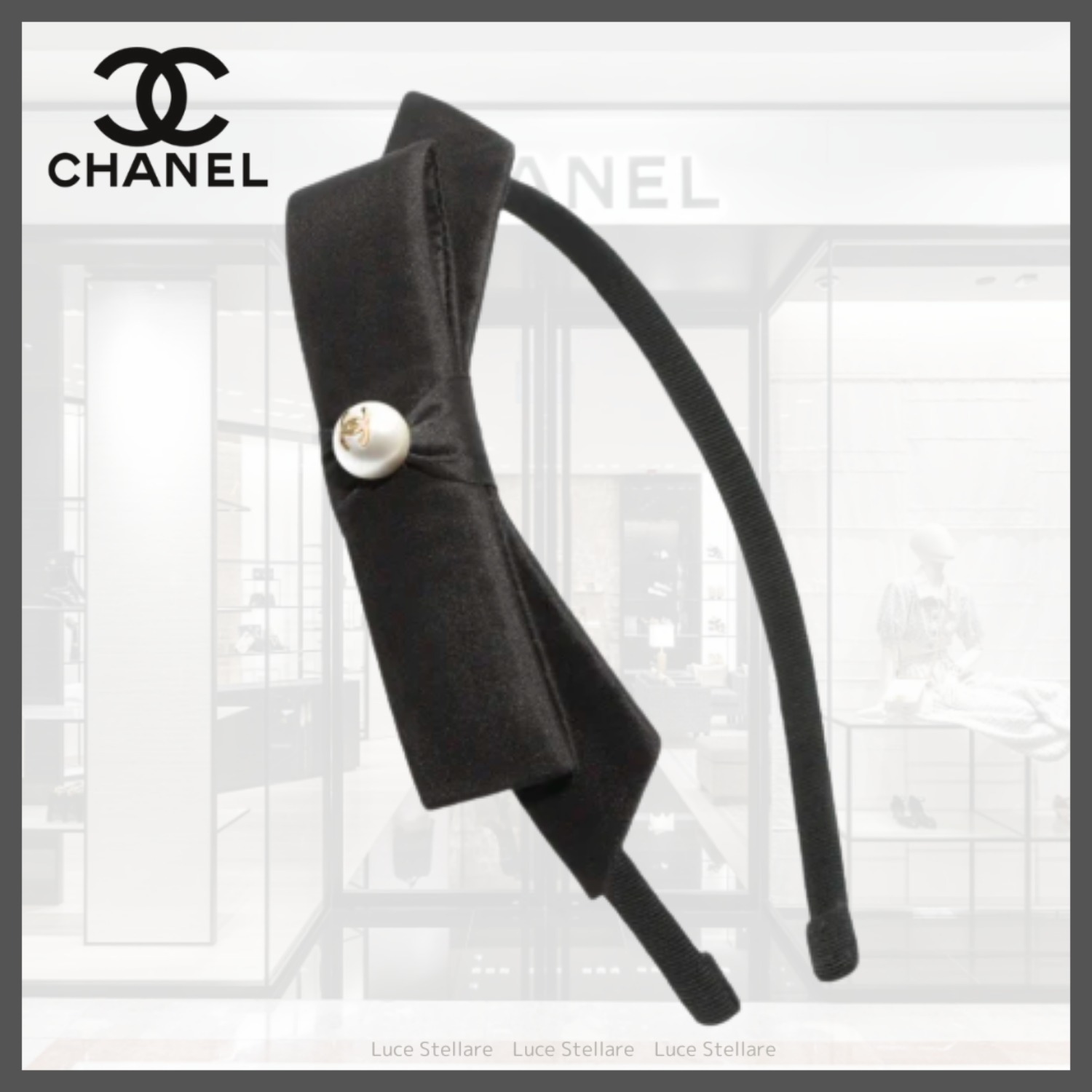 【上品で大人可愛い◎】CHANEL ヘアバンド