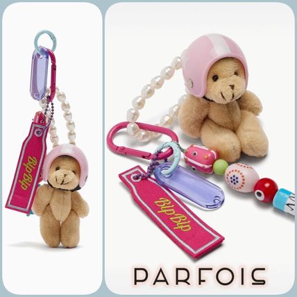 くま★クマのキーチェーンチャーム★PARFOIS-パルフォア PARFOIS(パルフォア) キーホルダー・キーリング(レディース