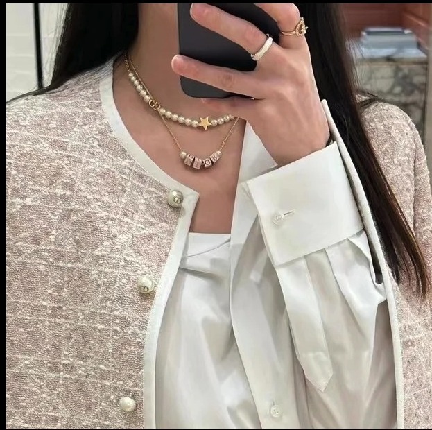 お上品なパール★【Dior】《Lucky Dior》チョーカー