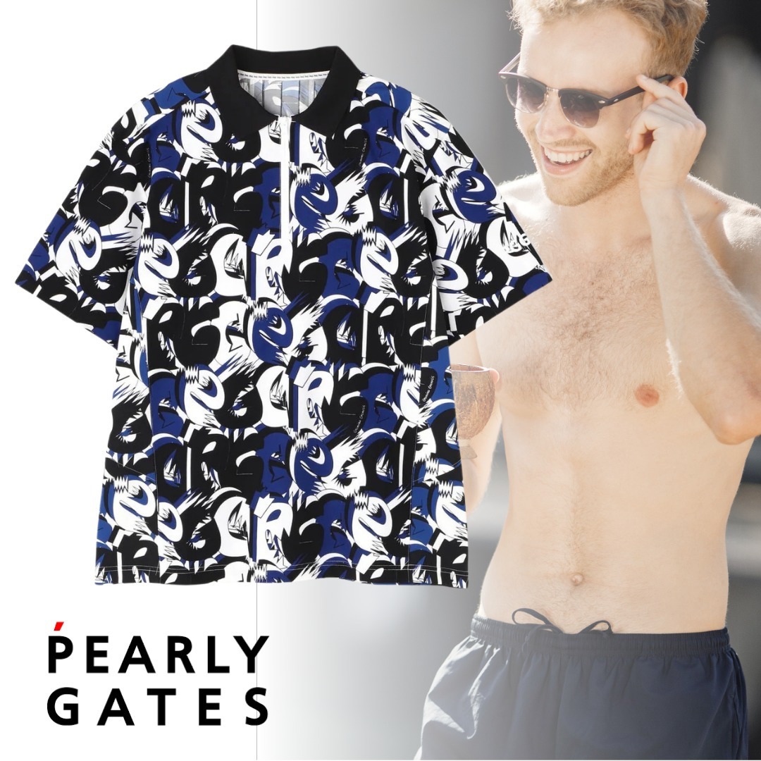 ★PEARLYGATES[パーリーゲイツ]ハイゲージ 半袖ポロシャツ★