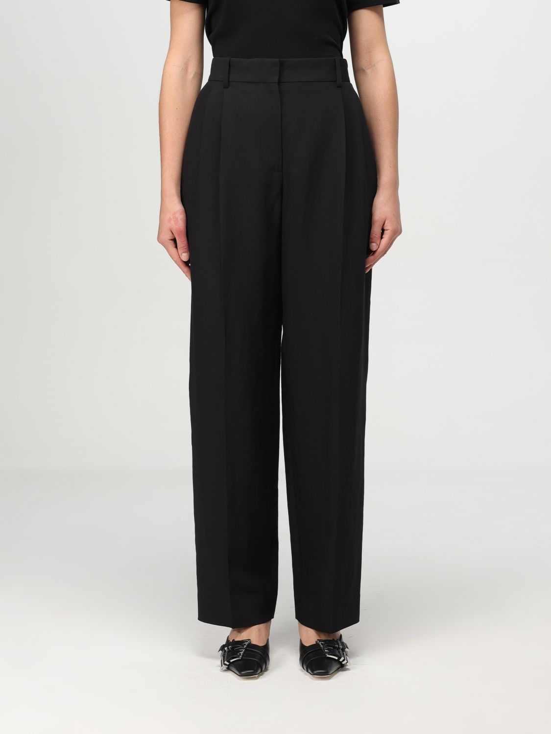 パンツ THE ROW Elegant the row trousers in wool and linen blend