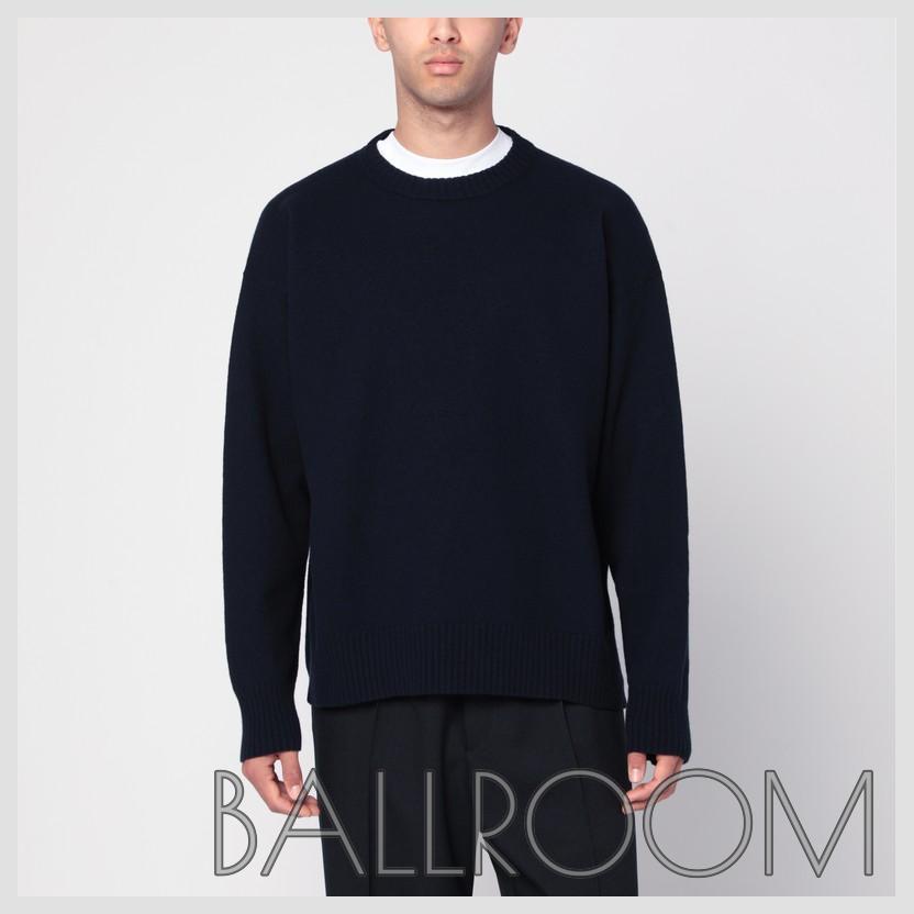 Tシャツ・カットソー JIL SANDER MIDNIGHT BLUE COTTON T-SHIRT