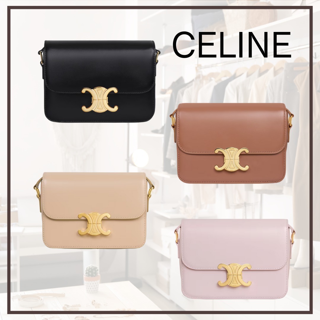 【CELINE】ティーン トリオンフ バッグ シャイニーカーフスキン
