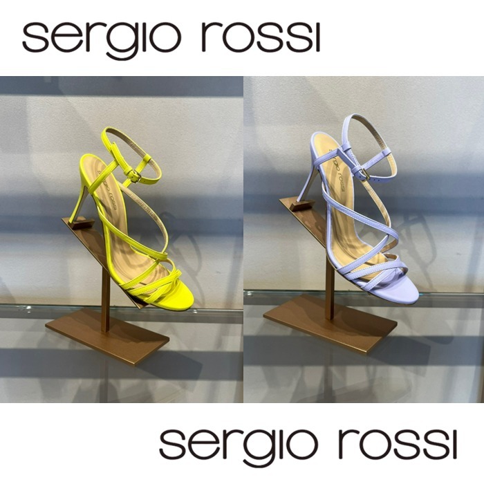 早い者勝ち【Sergio Rossi】Bon Ton サンダル ナッパレザー 90mm