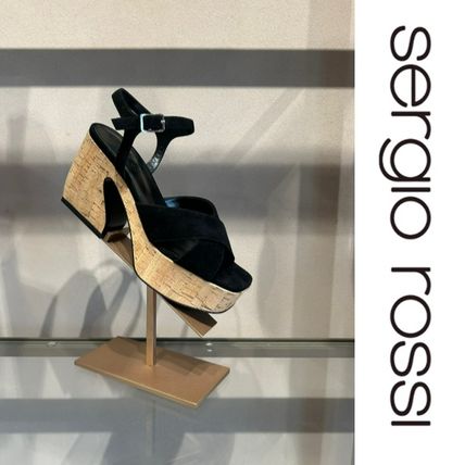 早い者勝ち【Sergio Rossi】SI Rossi プラットフォーム サンダル Si Rossi プラットフォーム サンダル 通販 - FARFETCH