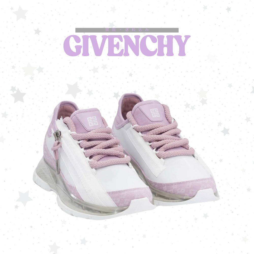 Givenchy ジップ ディテール レースアップ スニーカー