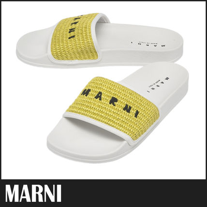 マルニ サンダル ホワイト マルチ メンズ MARNI
