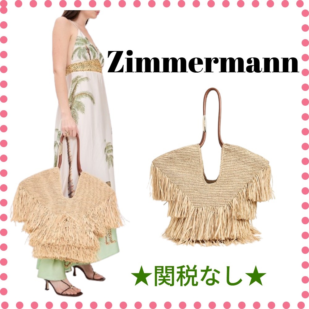 関税なし★Zimmermann★フリンジ トートバッグ