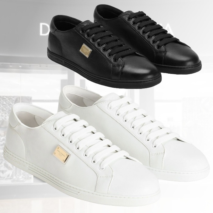 【洗練された足元】D&G サントロペ カーフスキン スニーカー