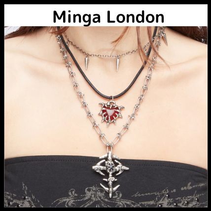 関税送料込 Minga London BRUTAL クロスチャーム ネックレス Minga London(ミンガロンドン) ネックレス・ペンダント