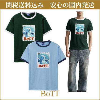 人気デザイン】BOTT ボット☆リンガーTシャツ 半袖 入手困難 即