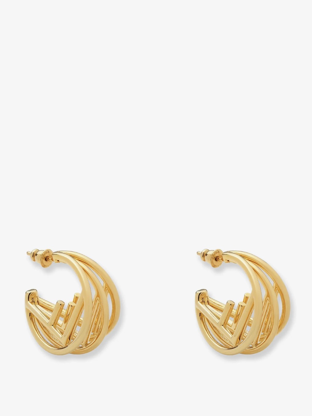 FENDI フェンディ F ピアス ゴールド 関税送料無料