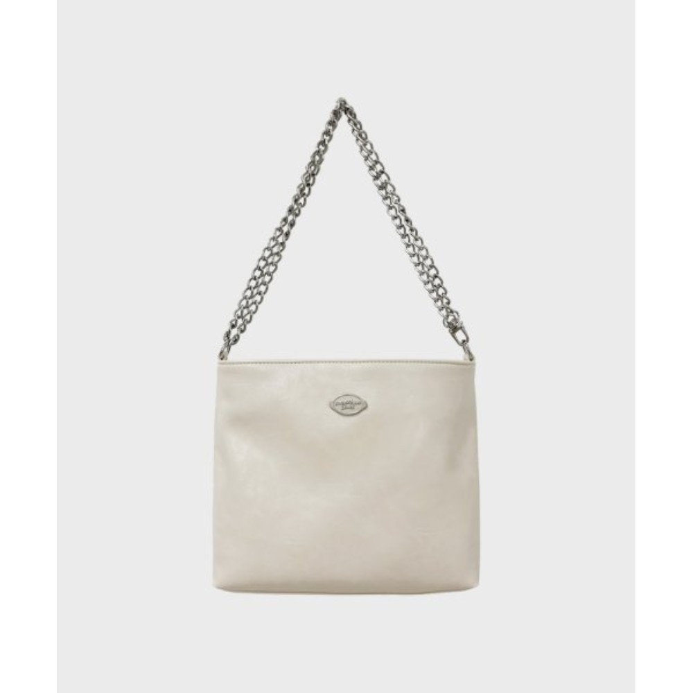 ★SOMEWHERE BUTTER.★ fle chain toast bag cream