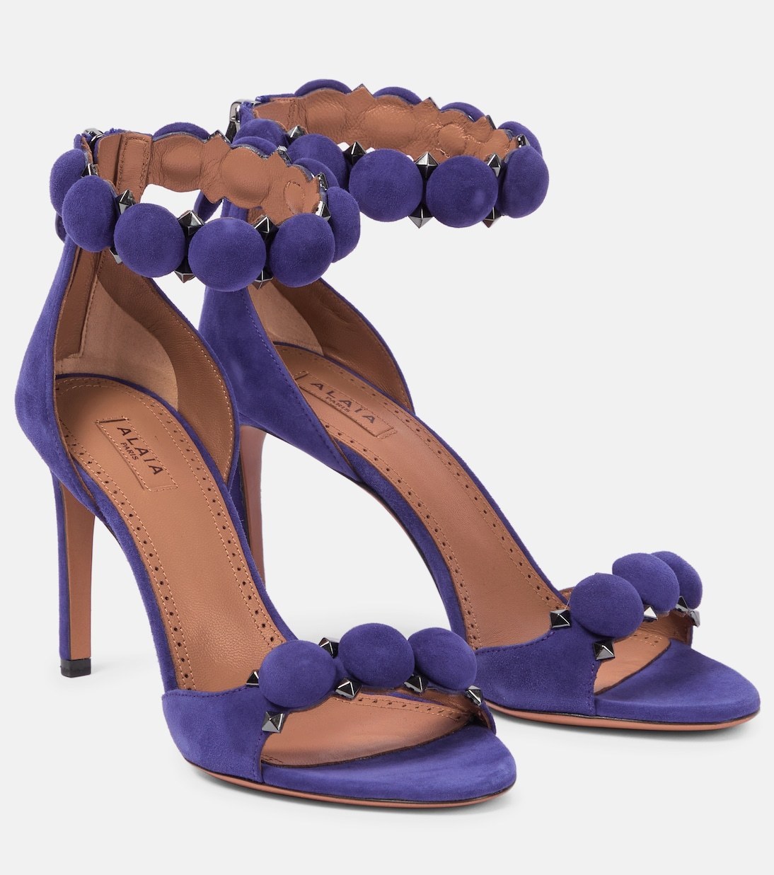 【Alaia】 La Bombe 90スエードサンダル