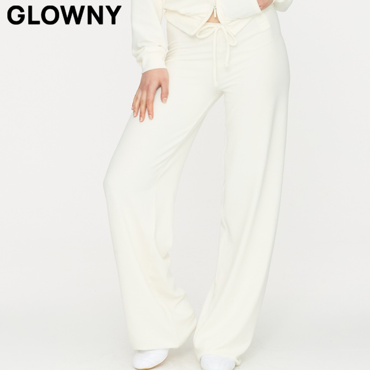 ★GLOWNY★LAZY SUNDAY TERRY PANTS (VANILA)★正規品/料込韓国