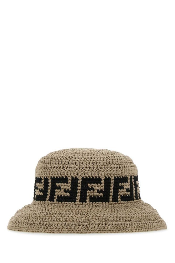 FENDI タフルFワイトフリムハット FXQ696AZF4 F0QB9
