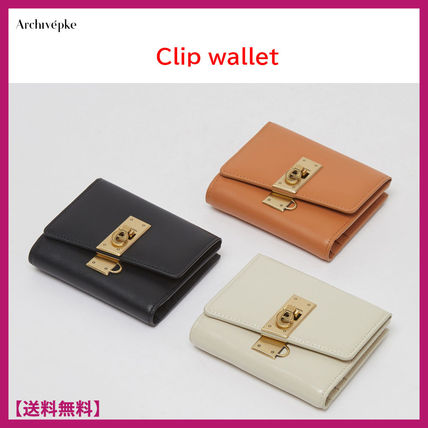 Archivepke★Oval Wallet★Turn Lock 装飾★人気早期完売 韓国人気財布【Archivepke】 Oval Wallet 2色◇送料込