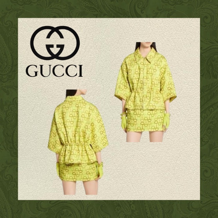 【GUCCI】ショートスリーブ ボクシー ジャケット