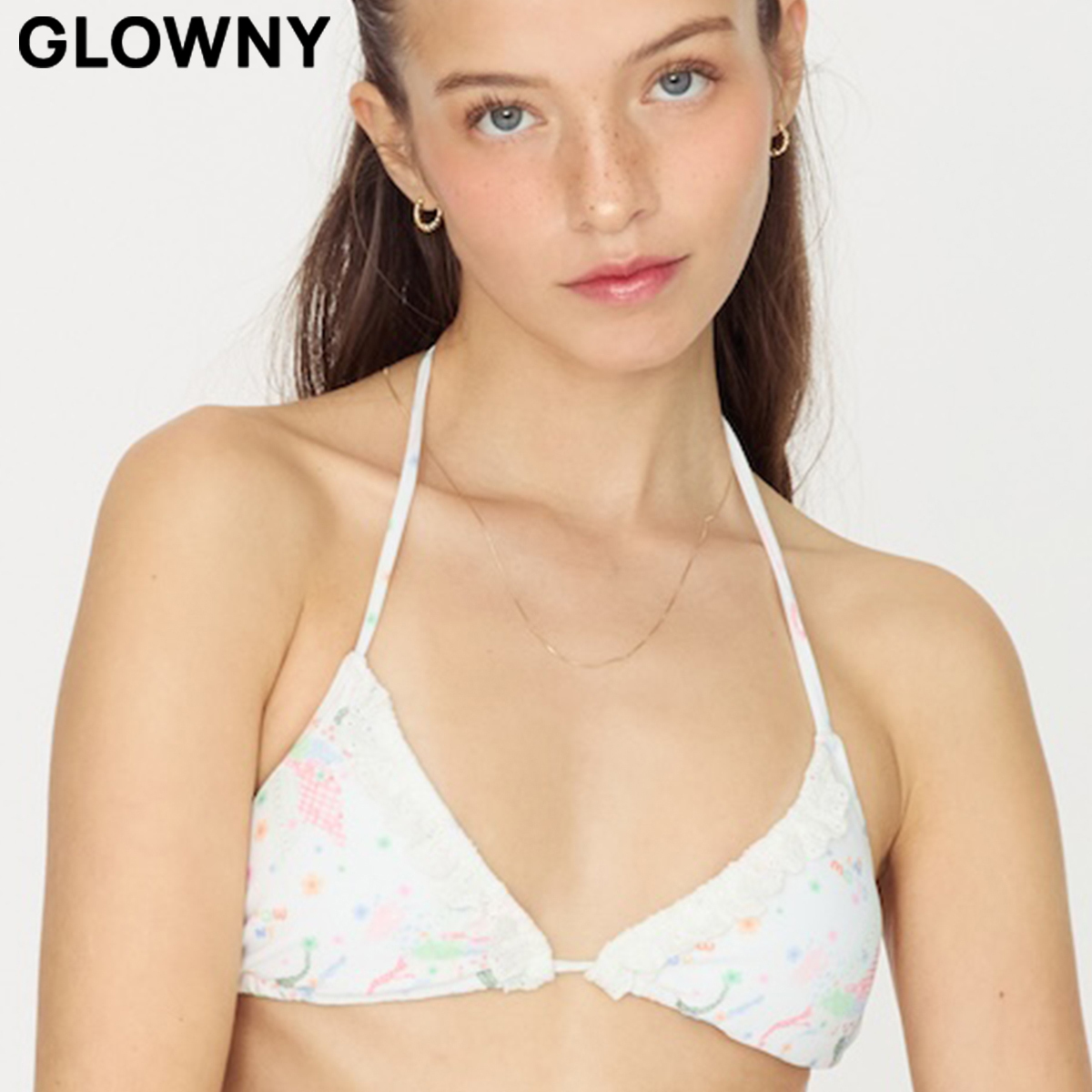 ★GLOWNY★FRILL BIKINI TOP (UNICORN WISH)★正規品/直送料込