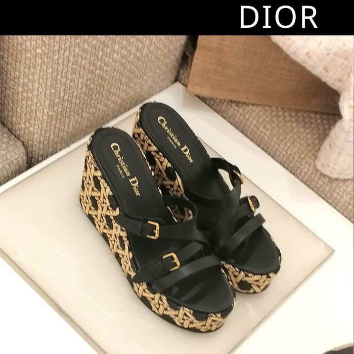 Dior ディオール ミュール ロアマゾン ウェッジヒールミュール