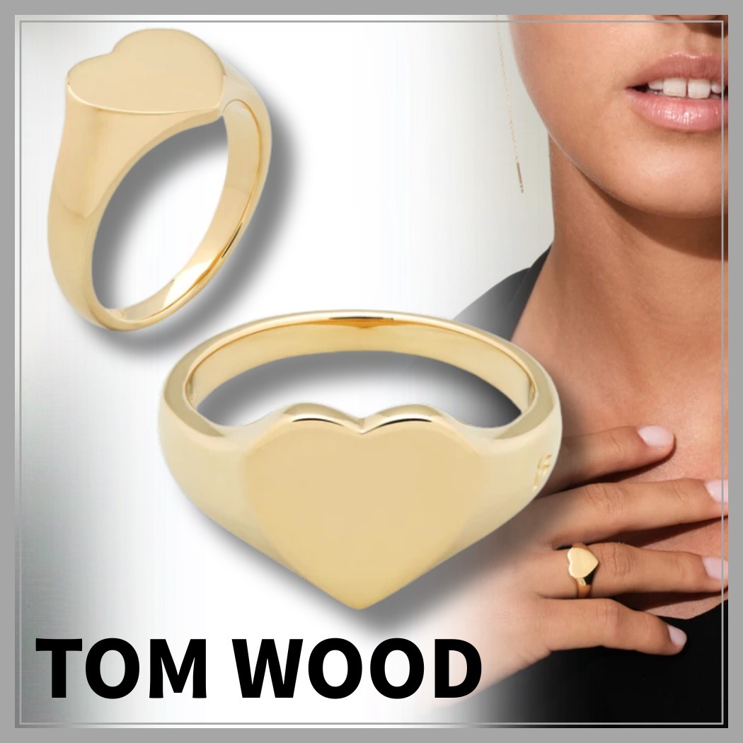 【関税込/匿名配送】 希少 TOM WOOD Mini ハート リング 9K Gold