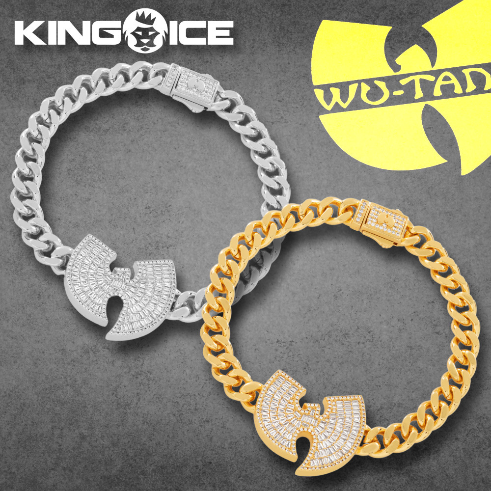 関税送料無料【King Ice × Wu-Tang】8mm Wu-Tang ブレスレット