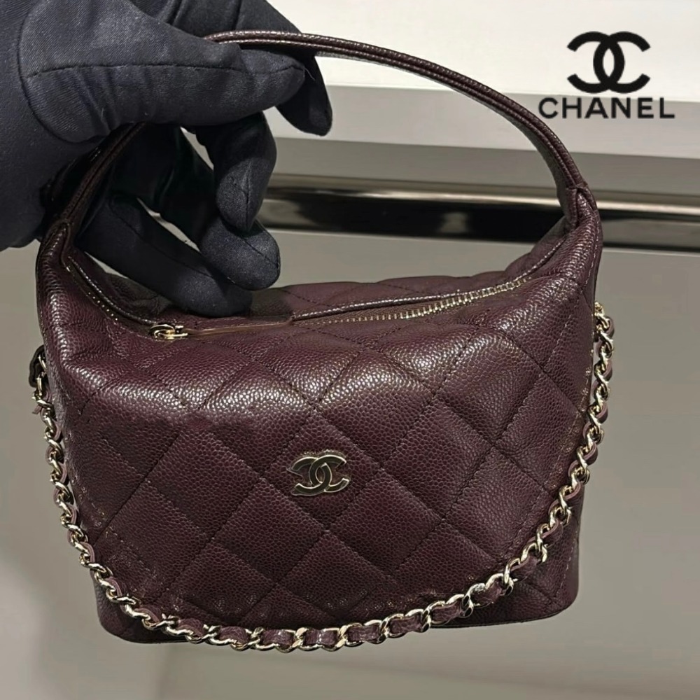【シンプル&高級感♪】CHANEL★ショルダーホーボーバッグ