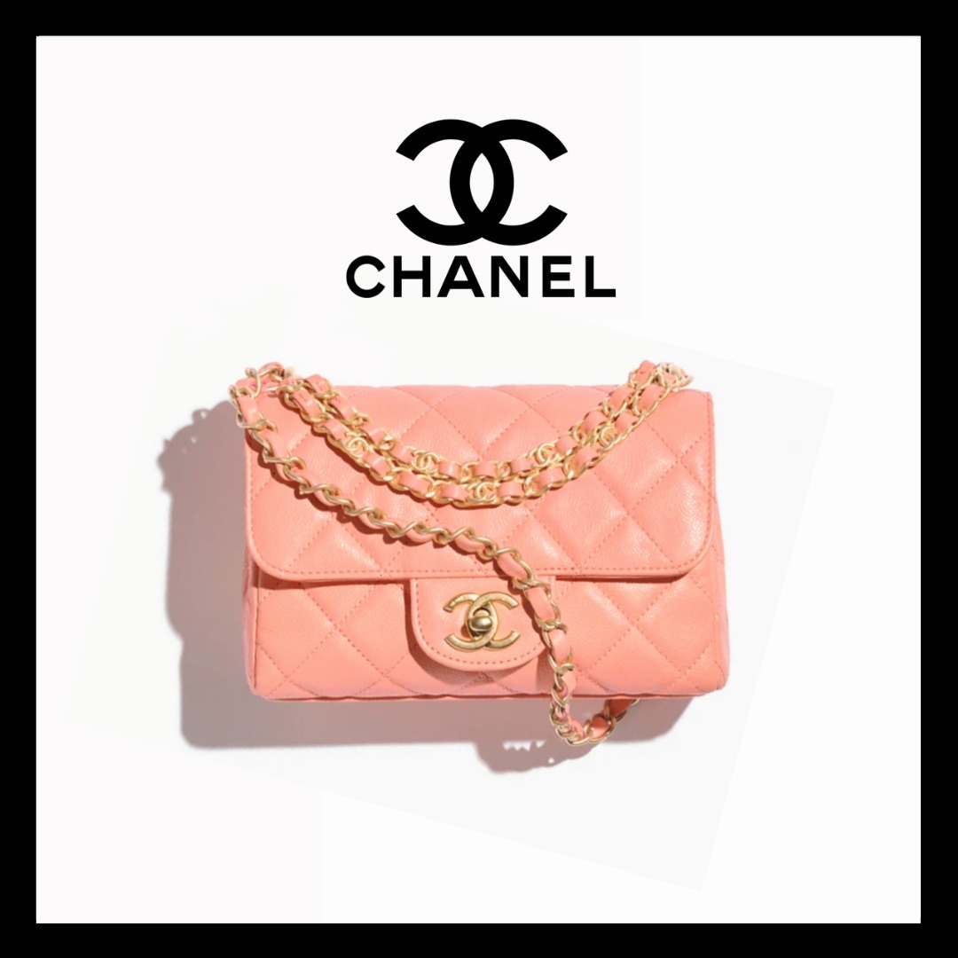 ポップな色合い♡【CHANEL】ミニフラップバッグ