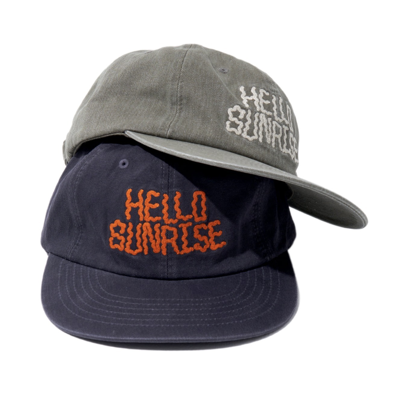 Hello Sunrise ドゥードゥルタイポリラックスドフィットキャップ