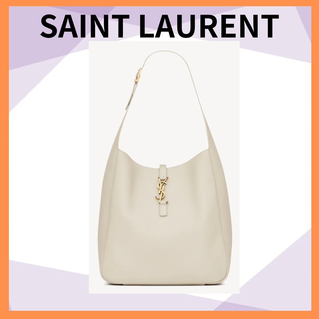 SAINT LAURENT グレインレザーのル5ア7サプルラージ