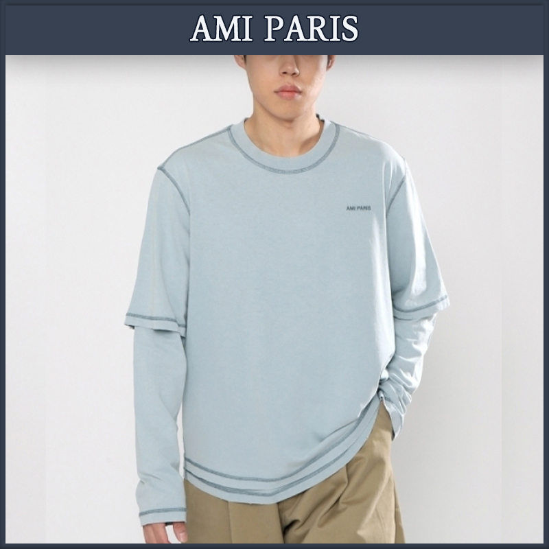 【AMI PARIS】★関税込★フェード アウトロングスリーブTシャツ