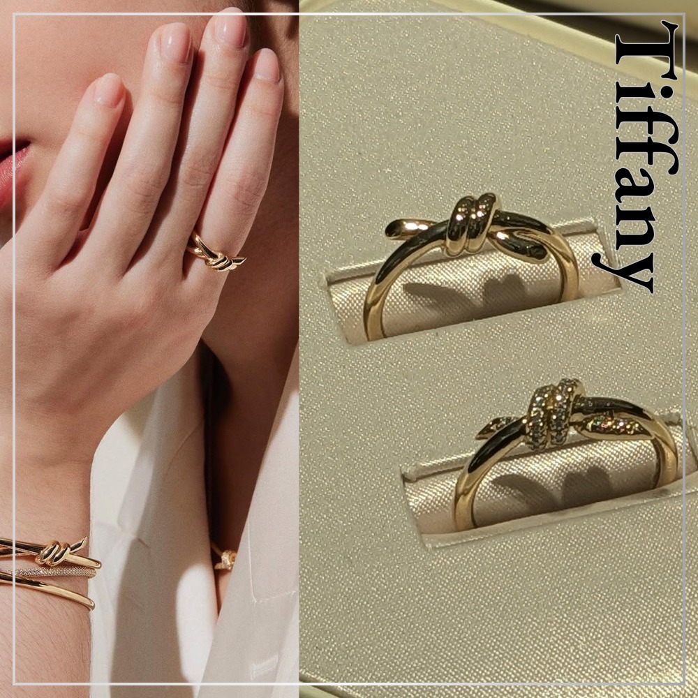 繊細なデザイン★特別な逸品【Knot by Tiffany 】リング