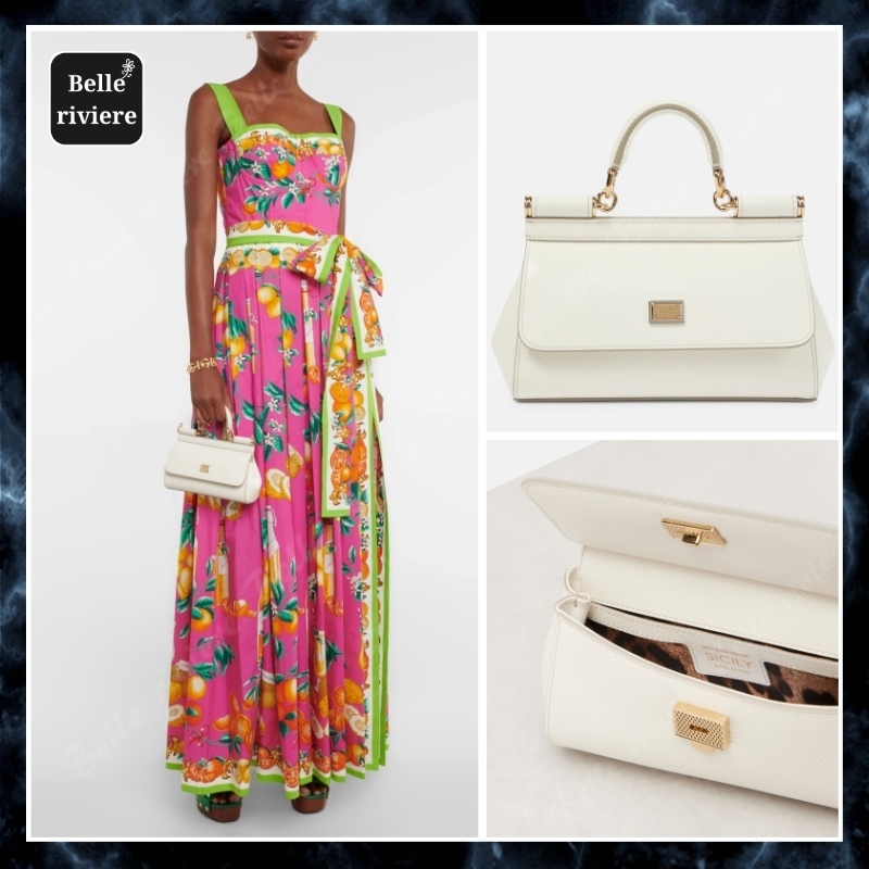 25SS new/Dolce & Gabbana シチリアショルダーバッグ Bag White