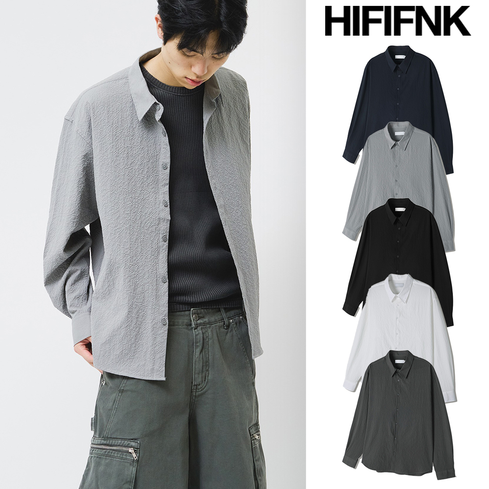 【HI FI FNK】Deef Seersucker Shirt