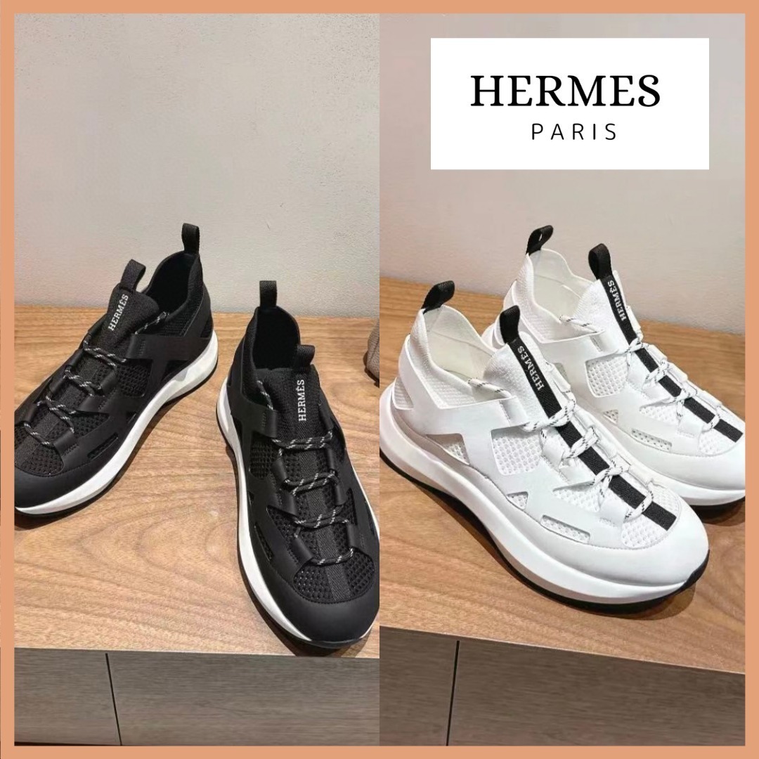 【スポーティーなコーデに最適】HERMES スニーカー