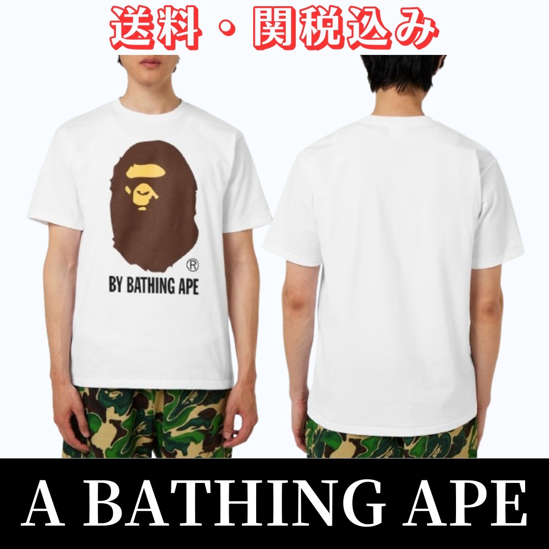 【A BATHING APE】★Logo-Print T-Shirt★
