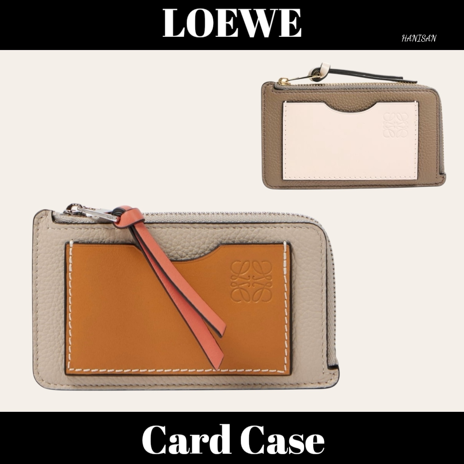 関税送料込 LOEWE アナグラム コインカードホルダー