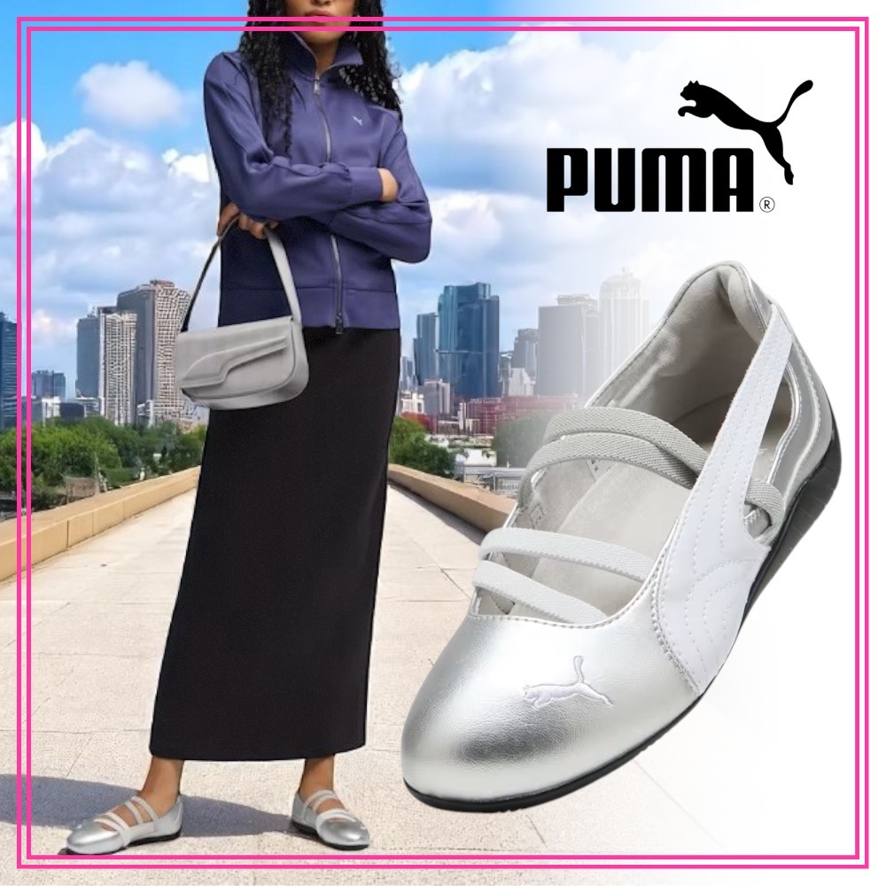 大人気 puma スピードキャット バレエ メタリック スニーカー