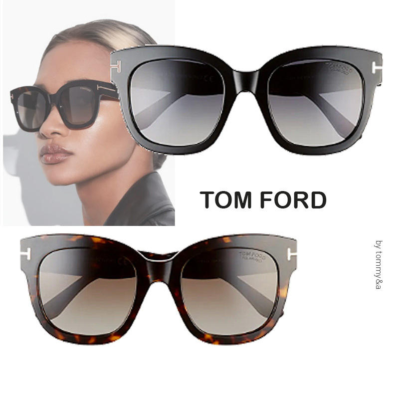 エレガント★TOM FORD Beatrix 52mm 偏光スクエアサングラス