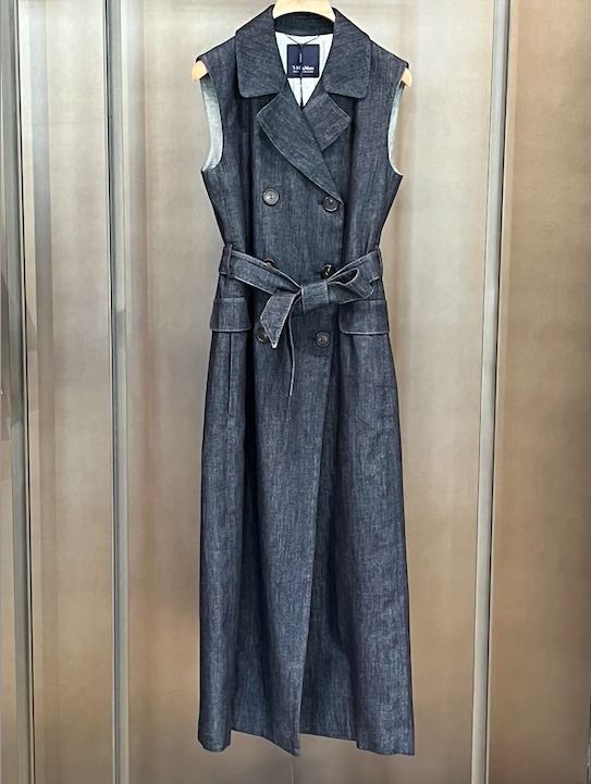 MaxMara グレタ コットンデニムロングジレ♪