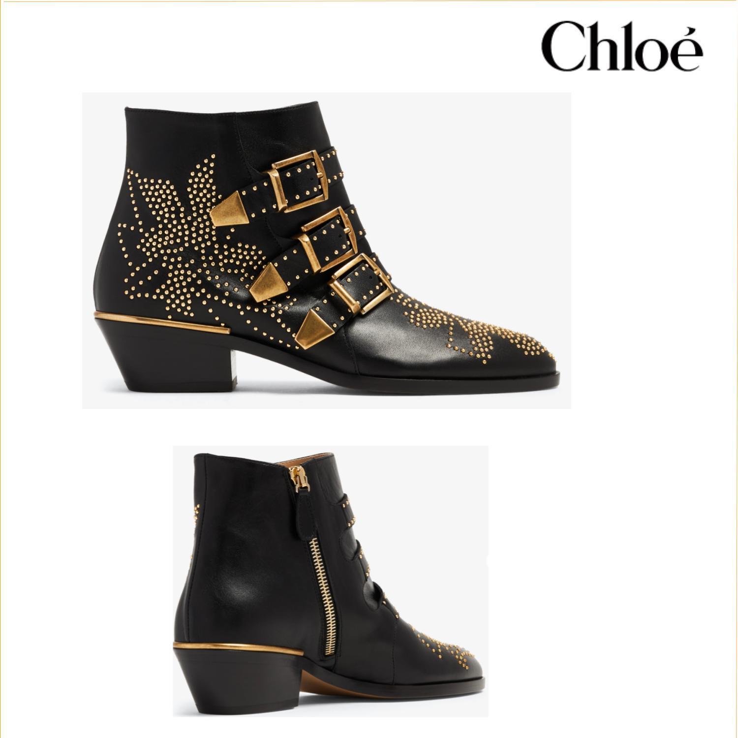 おすすめ☆Chloeスザンナ エンベリッシュド バックル ブーツ