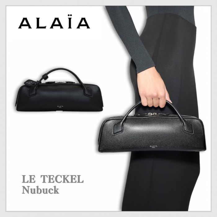 【しなやかに黒を纏う】ALAIA LE TECKEL ヌバックバッグ