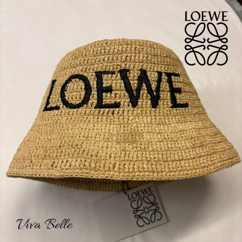 【常夏の逸品】LOEWE《ラフィア・ボブ》帽子