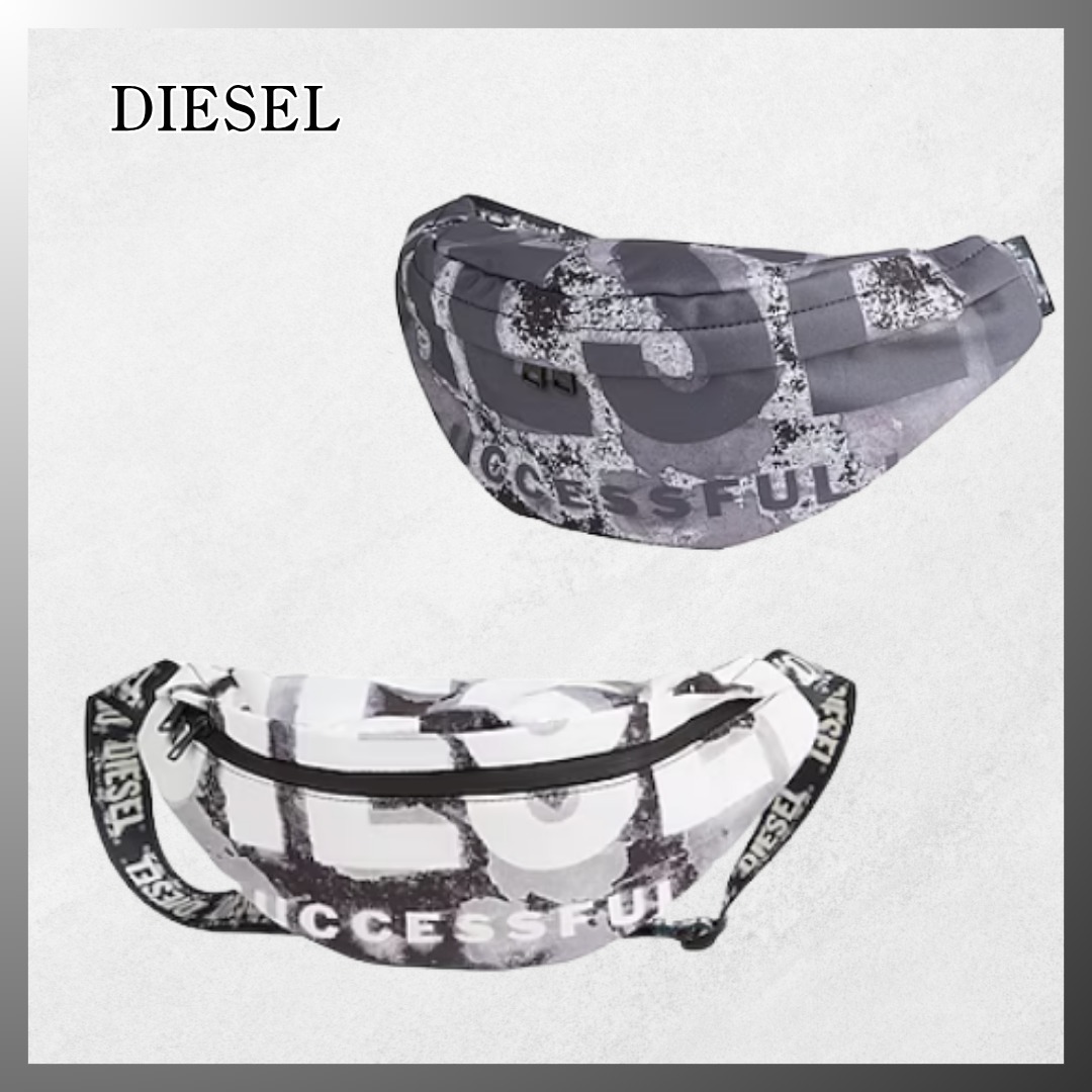 DIESEL ◆ ウエストポーチ ロゴ 2color 送料関税込