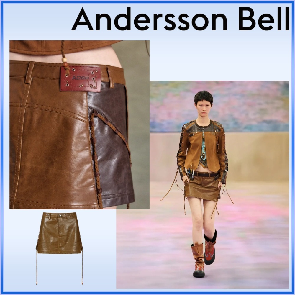 【ANDERSSON BELL】PENNY レースアップ スカート apa825w