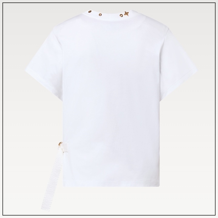 《襟もとがおしゃれ》Louis Vuitton サイドストラップTシャツ