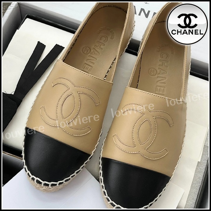 【側面もオシャレ♪】CHANEL エスパドリーユ